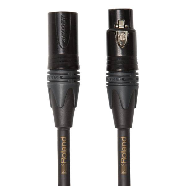 ROLAND RMC-G10 - Symmetrisches Mikrofonkabel mit vergoldeten NEUTRIK XLR-Anschlüssen (XLR 3-pol female / XLR 3-pol male