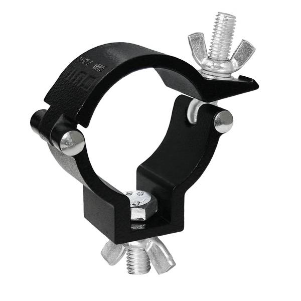 GUIL ABZ-00/N - Klemmkupplung für Rohre mit Außen-Ø von 50,0mm (Belastbarkeit max. 100kg | Aluminium) - schwarz