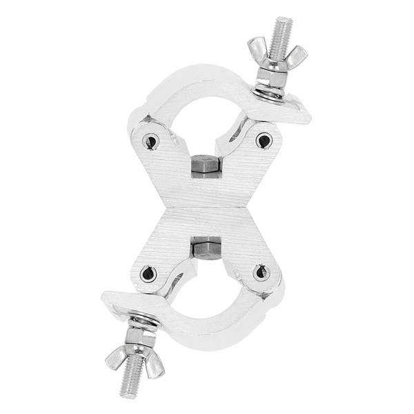 GUIL ABZ-30 - 360° Drehkupplung für Rohre mit Außen-Ø von 45,0-52,0mm (Belastbarkeit max. 500kg | Aluminium) - silber