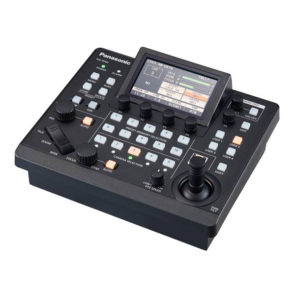 PANASONIC AW-RP60GJ - Kompakte Remote-Steuerungseinheit für PTZ-Kameras (3,5" LCD-Farbdisplay | PoE+)