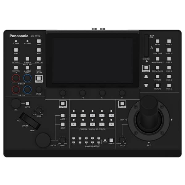PANASONIC AW-RP150GJ - Remote-Steuerungseinheit für PTZ-Kameras (7" GUI-Touchscreen | Presets | 3G-SDI | PoE+)