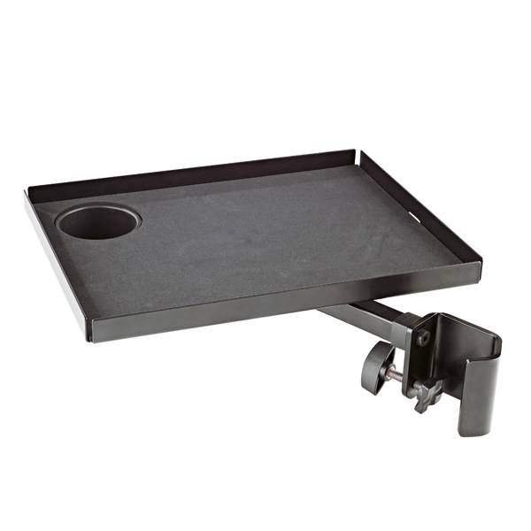 KOENIG & MEYER Ablageplatte geeignet für einen Rohr-Ø von 25-42mm (Maße 250 x 330 mm) - in schwarz