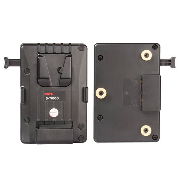 SWIT ELECTRONICS S-7005S - Gold-Mount auf V-Mount Akkuadapter - in schwarz