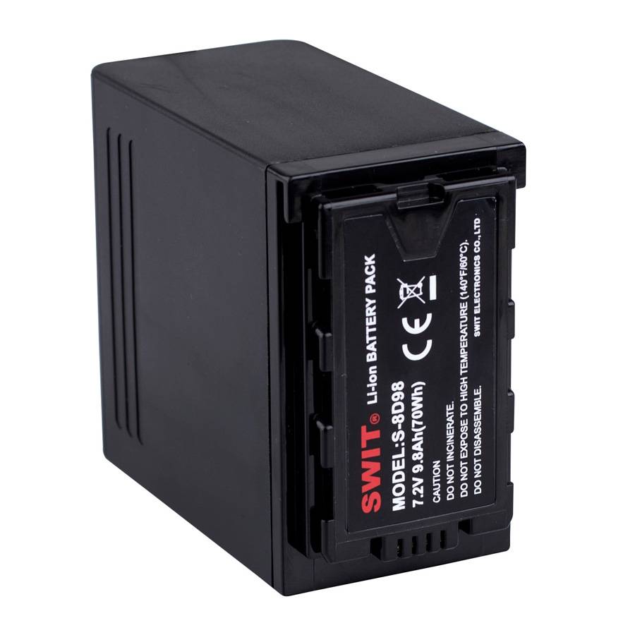 SWIT ELECTRONICS S-8D98 - Li-Ionen Akku passend für Panasonic AU-EVA1 | AG-DVX200 | AJ-PX270 | AJ-PX285 Camcorder (7.2V