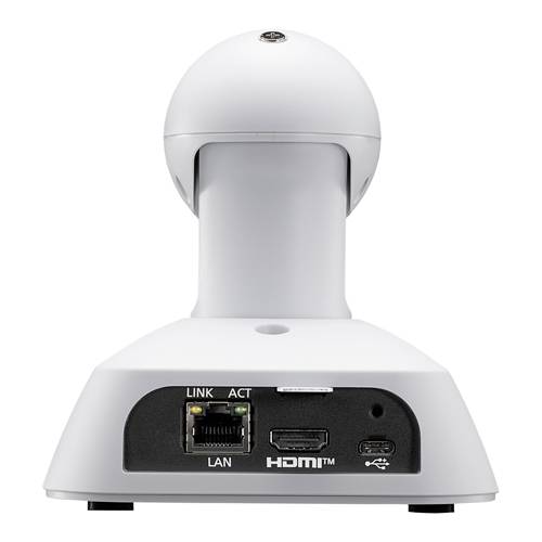 PANASONIC AW-UE4 - 4K UHD PTZ-Kamera (2.160/30p | 4x digitaler Zoom | Stereomikrofon | HDMI & USB-C | PoE) - weiß