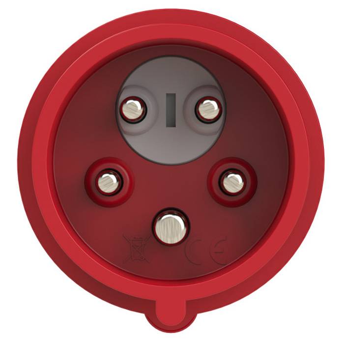 PC ELECTRIC CEE-Phasenwender-Stecker "GRIP TT" mit schraubloser Anschlusstechnik (400V / 32A | 5-polig | IP54) - in