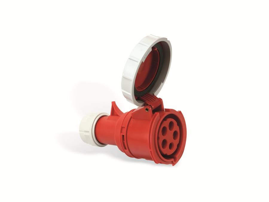 PCE CEE-Kupplung Shark, 32A, 5-polig, 400 V, IP67