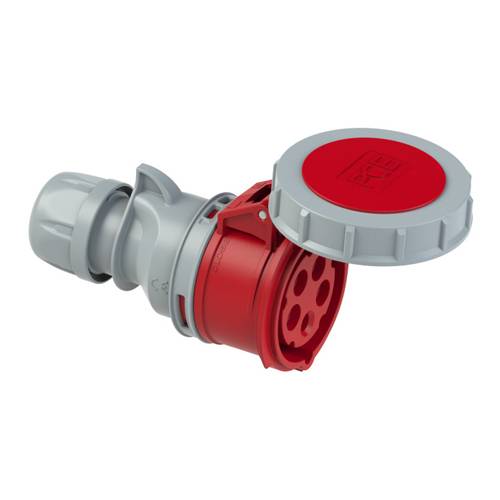 PC ELECTRIC 2252-6TT - CEE-Kupplung "SHARK TT" mit schraubloser Anschlusstechnik (400V / 32A | 5-polig 6h | IP67) - in