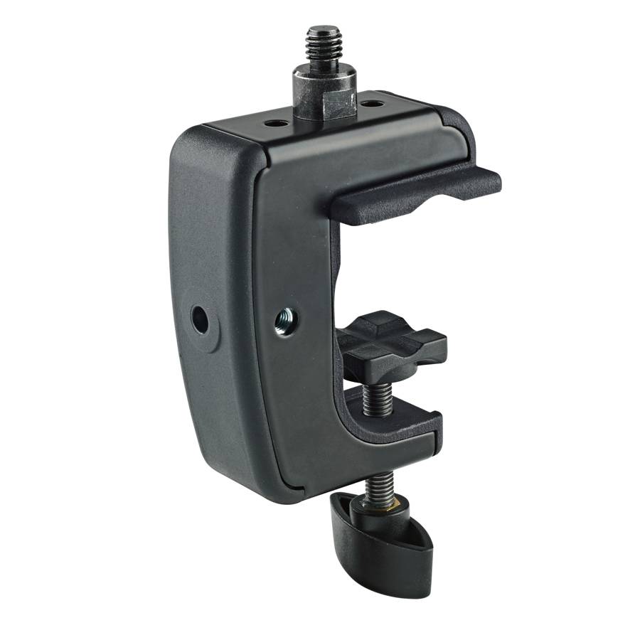 KOENIG & MEYER Tischklammer mit 3/8" Gewindeanschluss (Klemmbereich von 20 bis 51 mm | rutschhemmender Auflage) - in