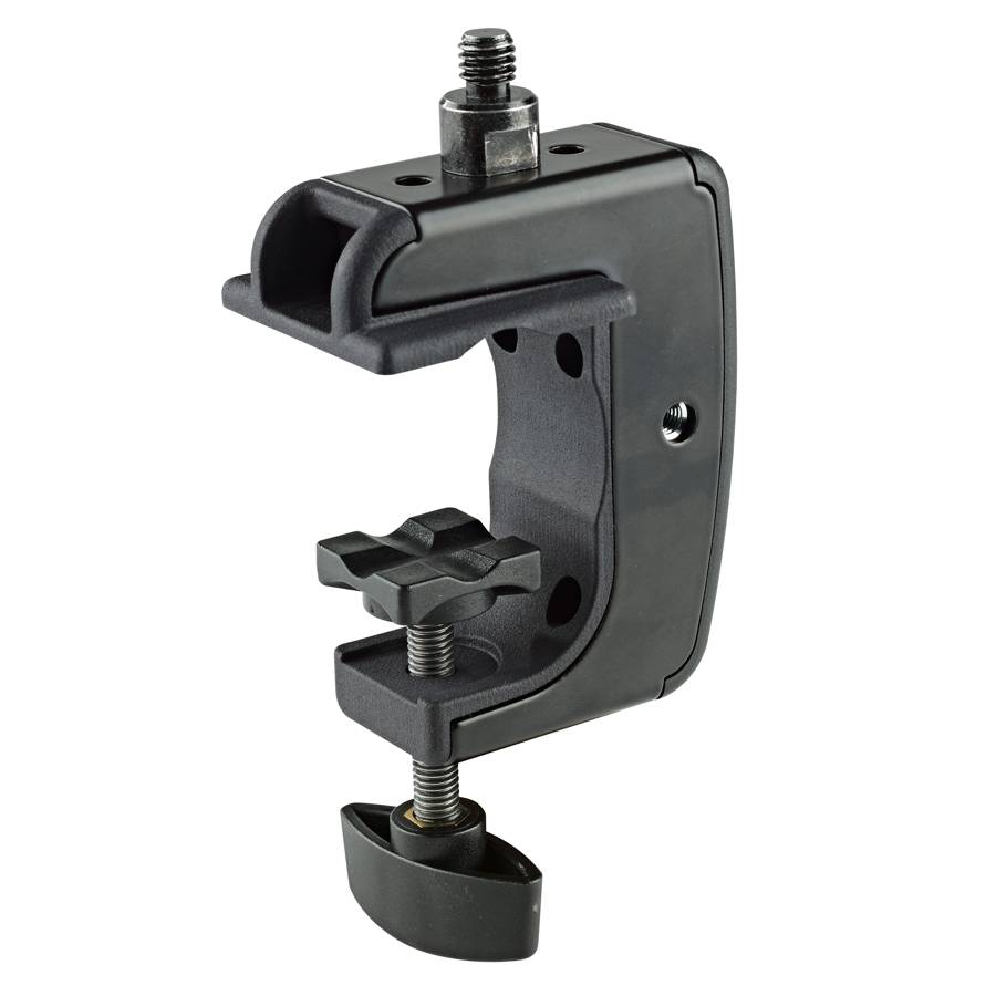 KOENIG & MEYER Tischklammer mit 3/8" Gewindeanschluss (Klemmbereich von 20 bis 51 mm | rutschhemmender Auflage) - in