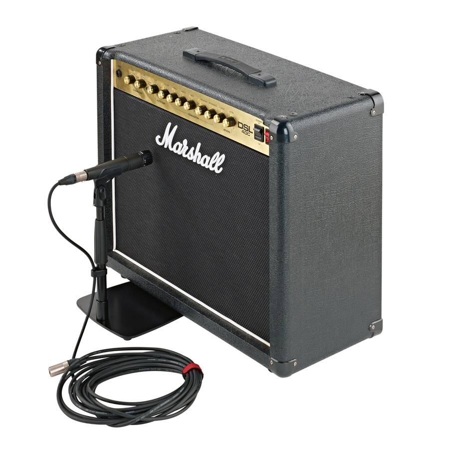 KOENIG & MEYER Kompaktes Mikrofonstativ (ausziehbar 333 - 565 mm | 3/8" Gewindeanschluss | Höhe 275 - 405 mm) - in