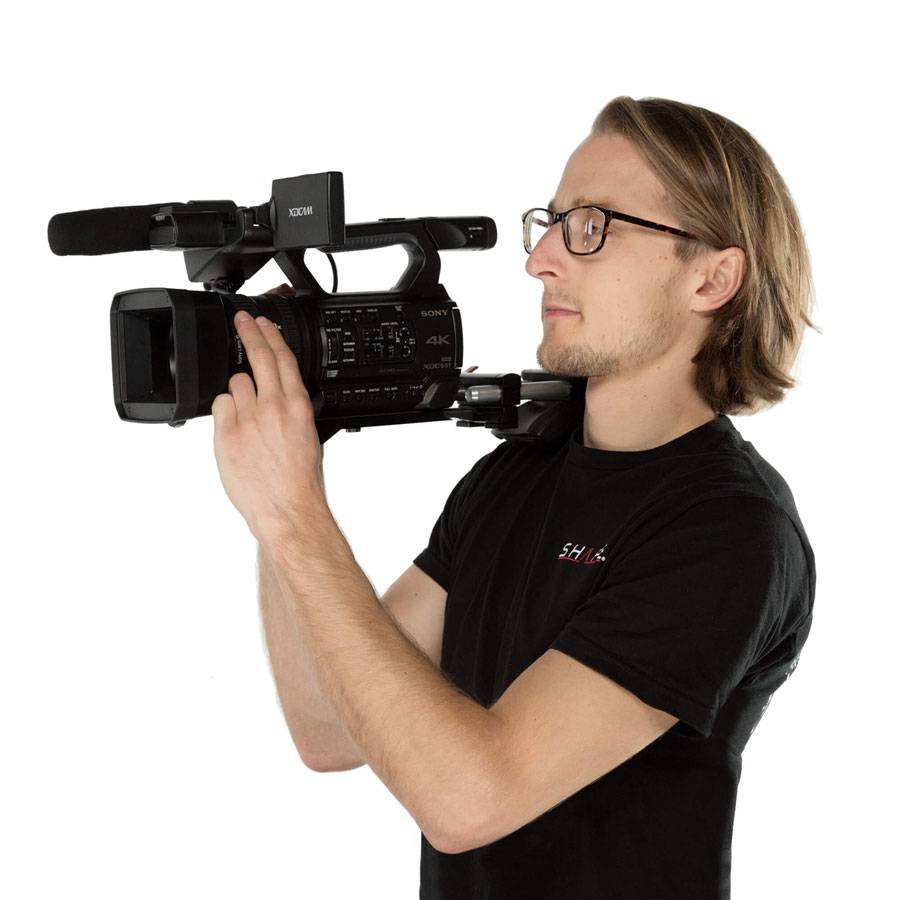 SHAPE ENGBP - Baseplate für ENG-Style Camcorder - schwarz