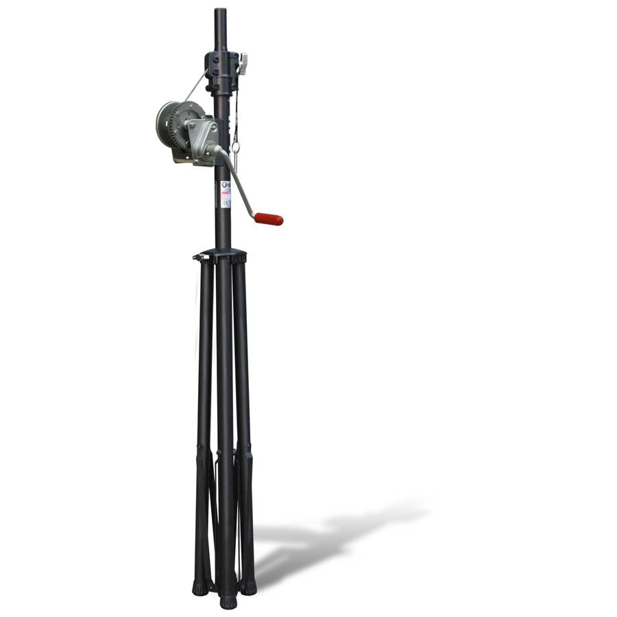 GUIL ELC-700 - Kompakter Teleskop-Lift mit Winde und Ø 35 mm Spigot (Höhe max. 3,30m | Belastbarkeit max. 85kg |