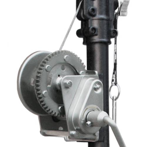 GUIL ELC-700 - Kompakter Teleskop-Lift mit Winde und Ø 35 mm Spigot (Höhe max. 3,30m | Belastbarkeit max. 85kg |