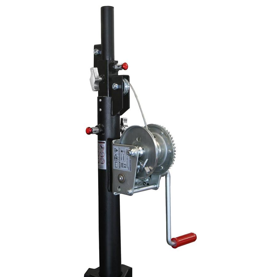 GUIL ELC-710 - Kompakter Teleskop-Lift mit Winde und Ø 35 mm Spigot (Höhe max. 4,00m | Belastbarkeit max. 100kg |