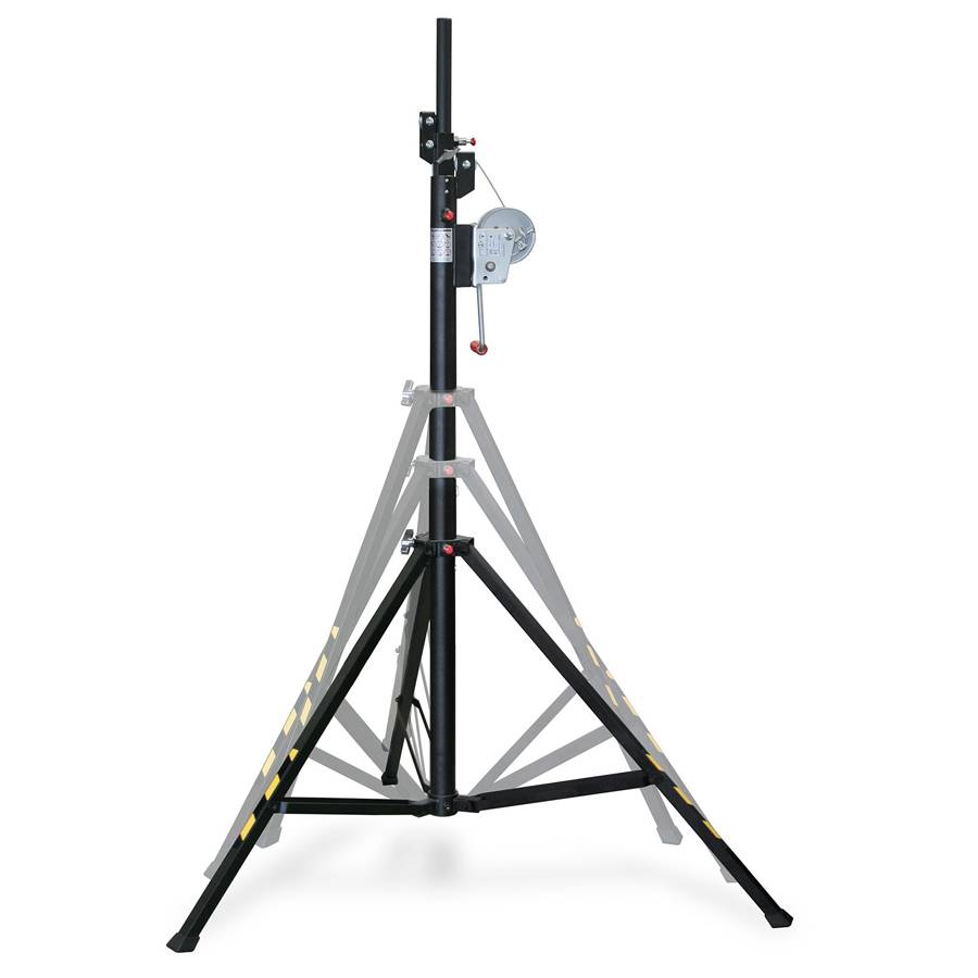 GUIL ELC-710 - Kompakter Teleskop-Lift mit Winde und Ø 35 mm Spigot (Höhe max. 4,00m | Belastbarkeit max. 100kg |