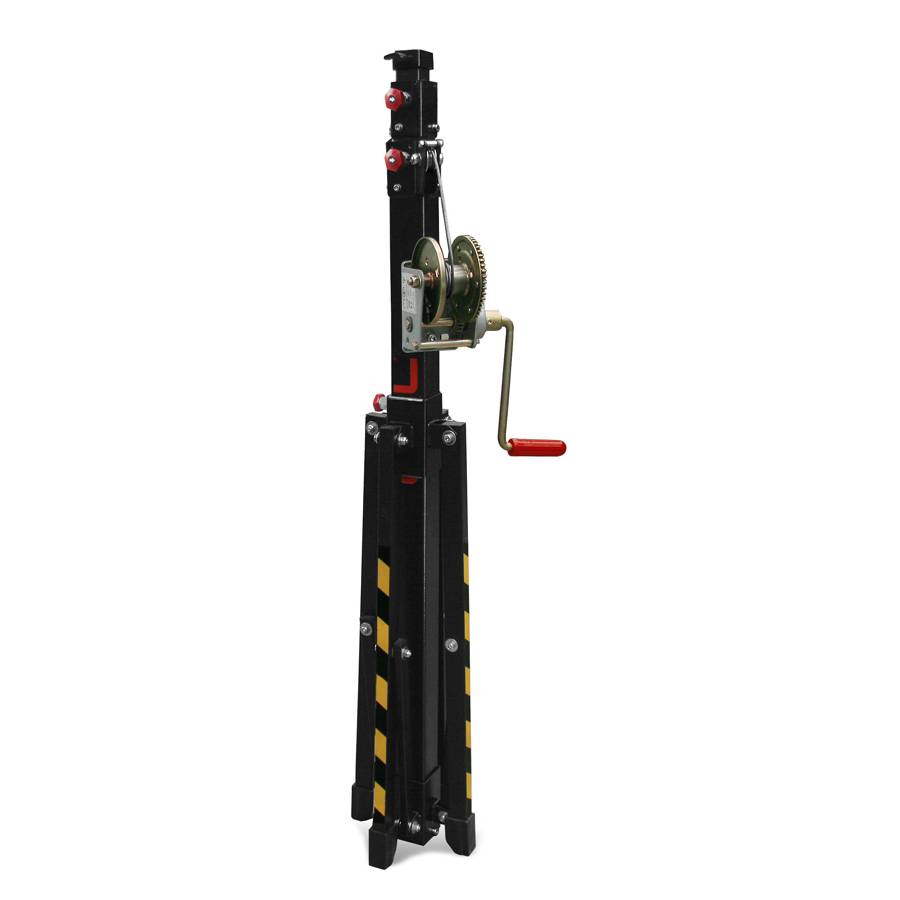GUIL ELC-720 - Kompakter Teleskop-Lift mit Winde und Ø 35 mm Spigot (Höhe max. 3,50m | Belastbarkeit max. 125kg |
