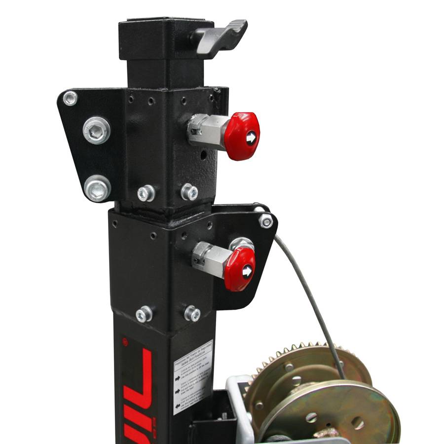 GUIL ELC-720 - Kompakter Teleskop-Lift mit Winde und Ø 35 mm Spigot (Höhe max. 3,50m | Belastbarkeit max. 125kg |