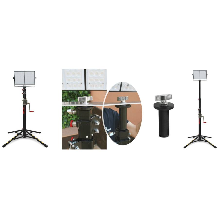 GUIL FCA-06 - Adapter zum Anheben von Flutlichtern mit Ø 35 mm Spigot (geeignet für die Teleskop-Lifte ELC-720 | ELC-730