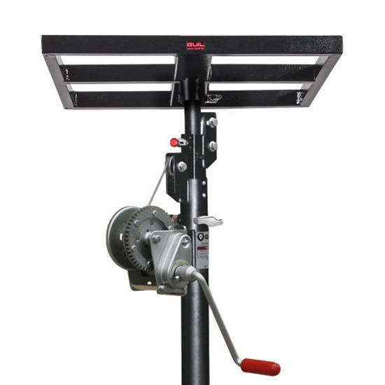 GUIL BC-06/H - Rechteckige Ladewanne mit Ø 35 mm Spigot (Maße: 450 x 450 mm | geeignet für die Teleskop-Lifte ELC-700 &