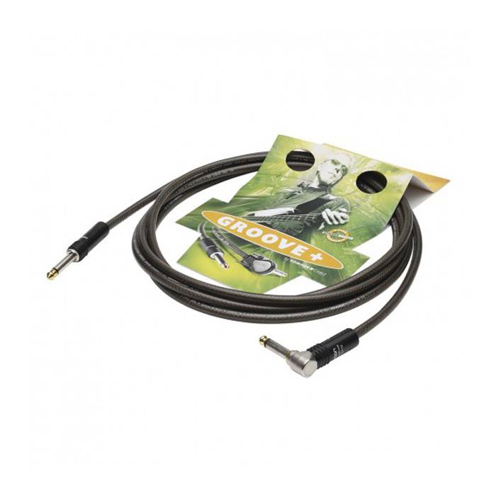 SOMMER CABLE Instrumentenkabel SC-Spirit XXL (1 x 0,75mm² | Klinke male 6,3mm Mono / Klinke male 6,3mm Mono 90°