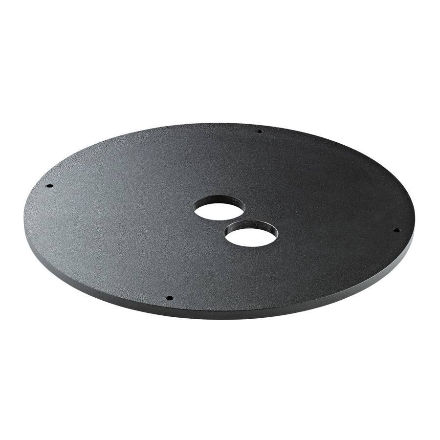 KOENIG & MEYER Separate Gewichtsplatte zur Erhöhung der Standfestigkeit für Boxenstative mit M20 Sockelplatte