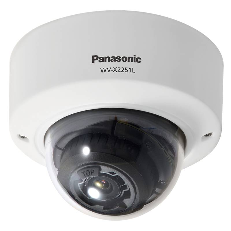 I-PRO WV-X2251L - Vandalismussichere 5-Megapixel IP Fixkuppel-Netzwerkkamera mit KI-Funktionen für Innenbereiche (1/2.8"