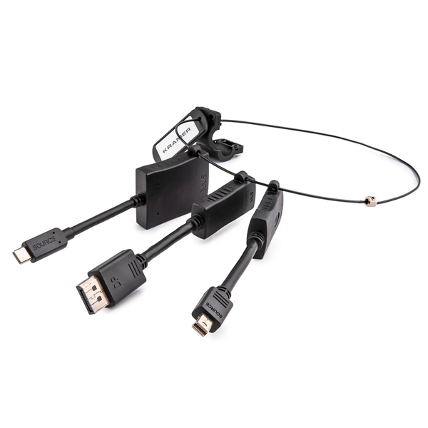 KRAMER AD-RING-9 - HDMI-Adapterring (DisplayPort male/HDMI female | Mini-DisplayPort male/HDMI female | USB Typ-C KRAMER AD-RING-9 - HDMI-Adapterring (DisplayPort male/HDMI female | Mini-DisplayPort male/HDMI female | USB Typ-C