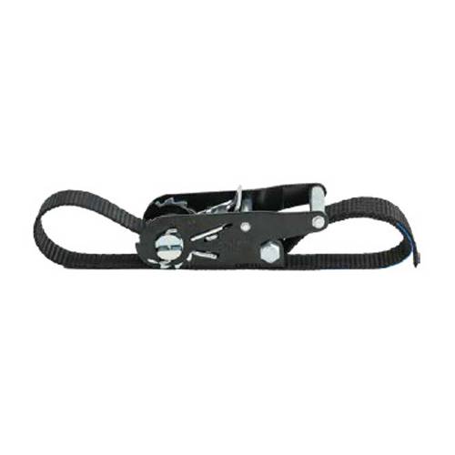 SAFETEX Zurrgurt „Blackline“ mit Druckratsche (WLL 2.000kg | 1-teilig | 35,0mm Bandbreite | Länge 6,00m) – schwarz