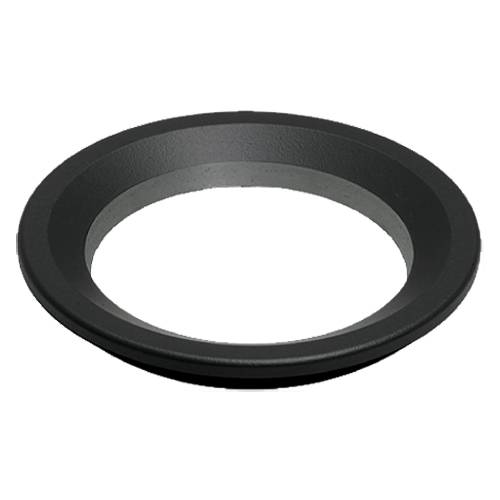 LIBEC AD-75 - 75,0mm Halbschalenadapter zur Befestigung auf 100mm Stativen - schwarz