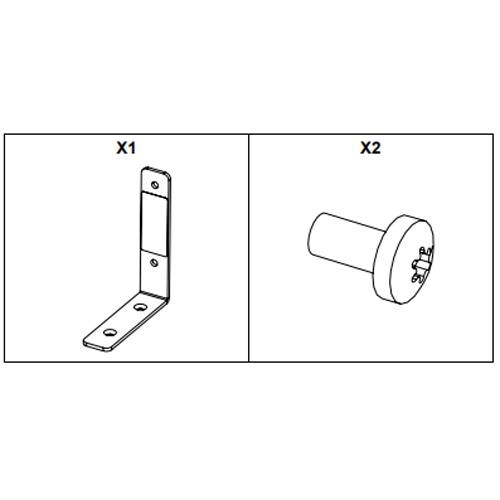NEXO IDI-14TO108 - Montage-Adapter für ID14 auf IDS108 Lautsprecher - in schwarz
