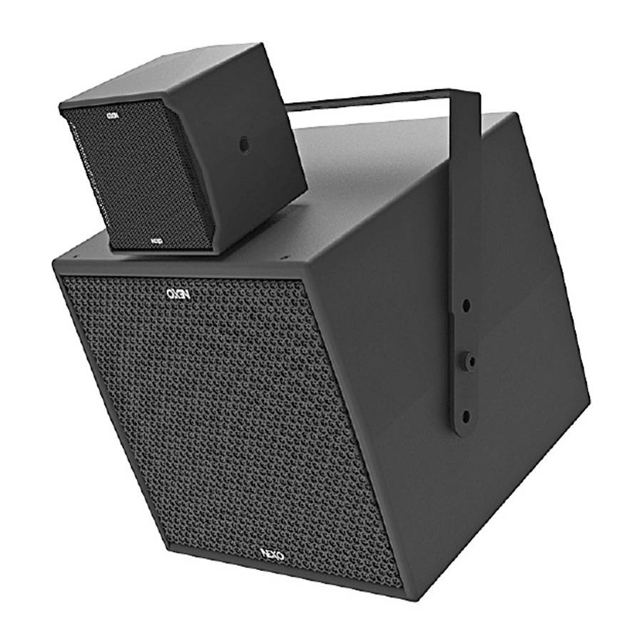 NEXO ID S108 - Hochleistungs-Subwoofer für ID14 Touring Version Lautsprechersystem - in schwarz
