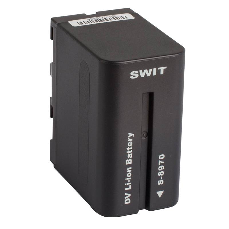 SWIT ELECTRONICS S-8970 - Li-Ionen Akku passend für Sony L-Serie (7.2V | 47Wh | 6.600mAh | NP-F Mount) - in schwarz