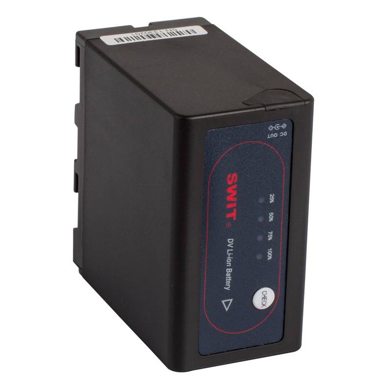 SWIT ELECTRONICS S-8972 - Li-Ionen Akku passend für Sony L-Serie (7.2V | 47Wh | 6.600mAh | Ladestandanzeige | NP-F Mount