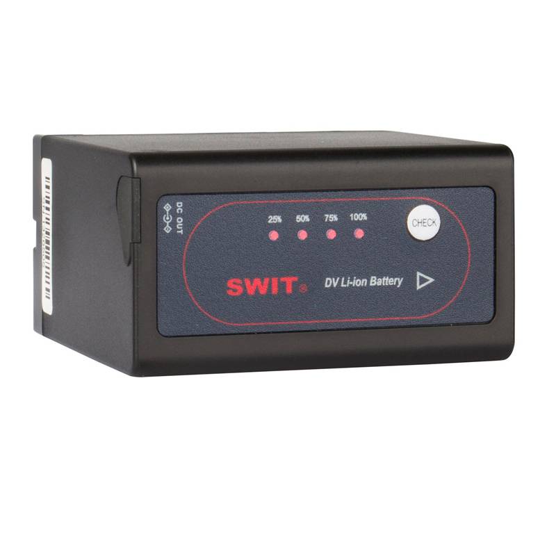 SWIT ELECTRONICS S-8972 - Li-Ionen Akku passend für Sony L-Serie (7.2V | 47Wh | 6.600mAh | Ladestandanzeige | NP-F Mount