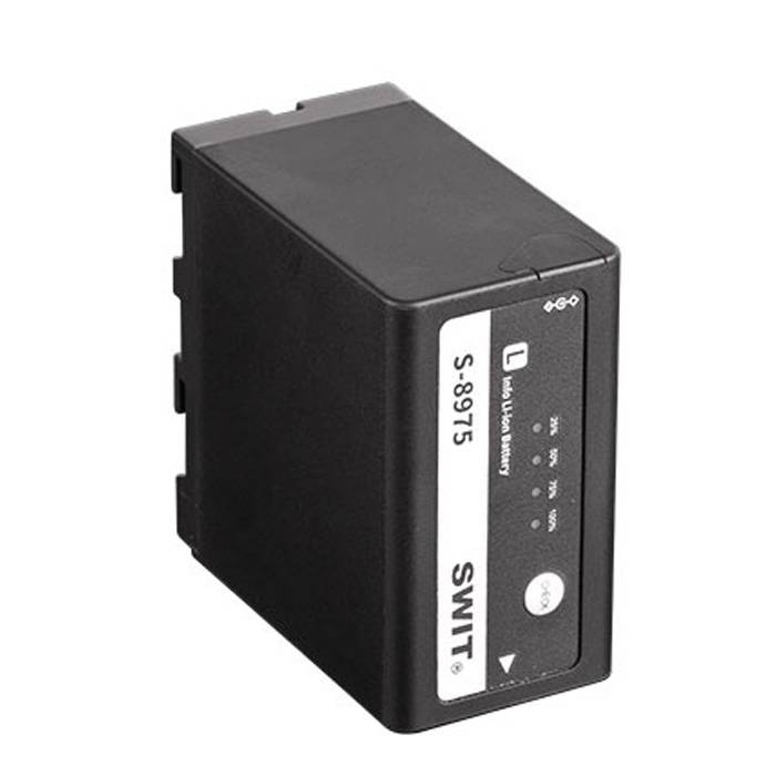 SWIT ELECTRONICS S-8975 - Li-Ionen Akku passend für Sony L-Serie (7.2V | 75Wh | 10.400mAh | Ladestandanzeige | NP-F