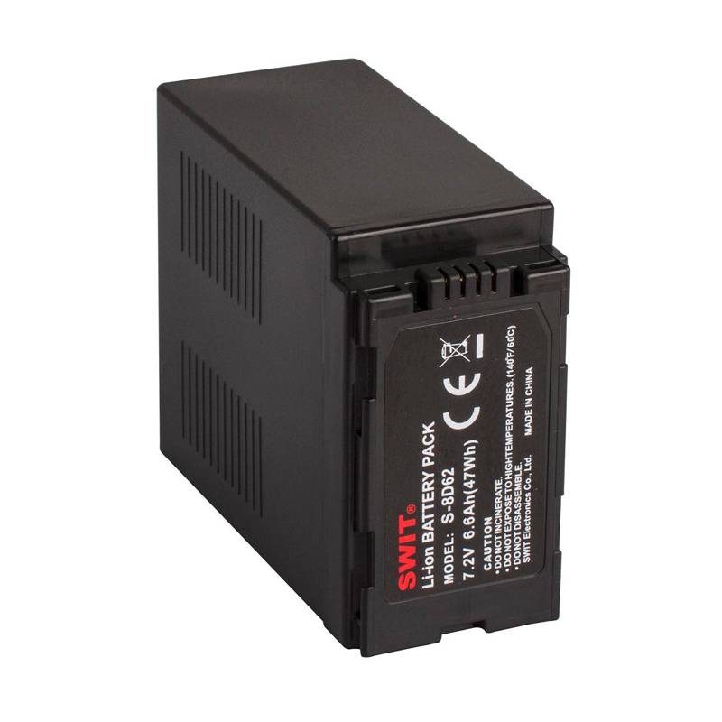SWIT ELECTRONICS S-8D62 - Li-Ionen Akku passend für Panasonic AG-HVX200 | AG-HVX201 | AG-HPX250 | AG-DVX100 Camcorder