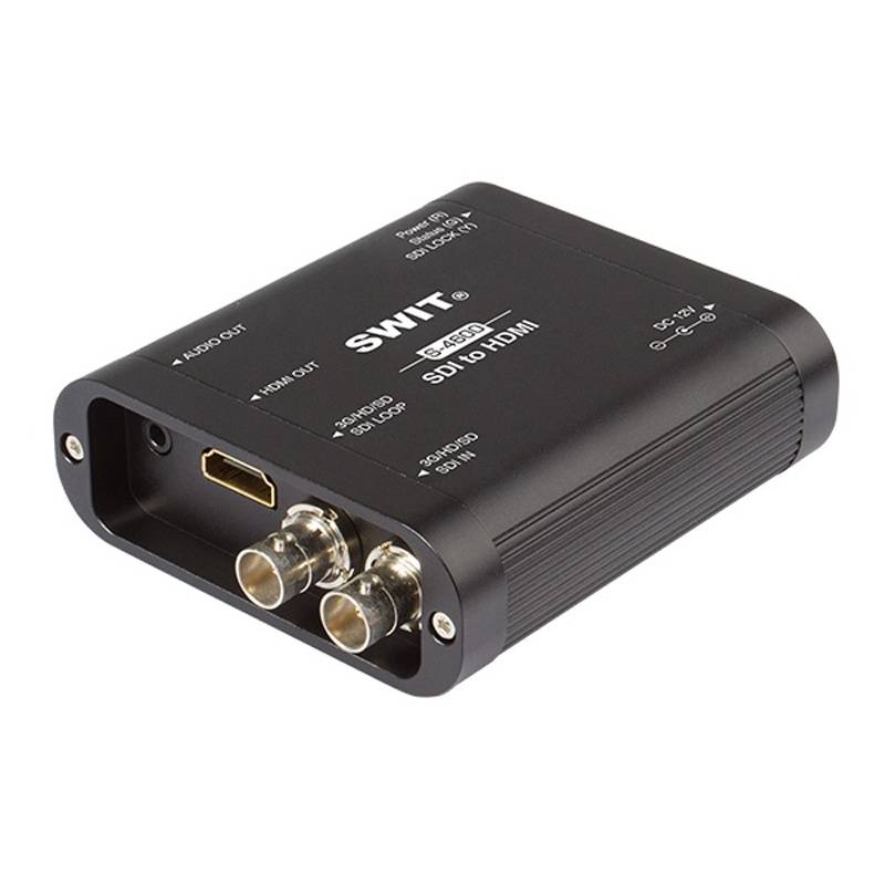 SWIT ELECTRONICS S-4600 - Heavy Duty 3G-SDI zu HDMI Mini-Konverter - in schwarz