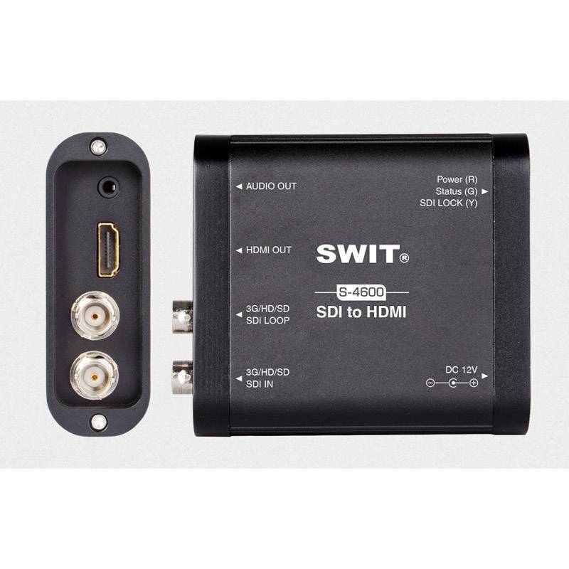 SWIT ELECTRONICS S-4600 - Heavy Duty 3G-SDI zu HDMI Mini-Konverter - in schwarz
