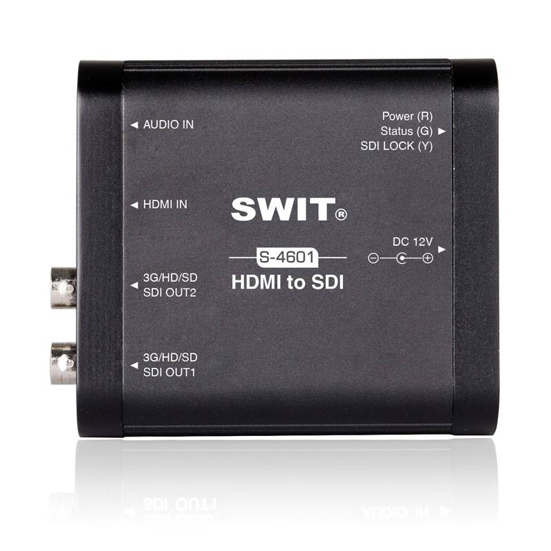 SWIT ELECTRONICS S-4601 - Heavy Duty HDMI zu 3G-SDI Mini-Konverter - in schwarz