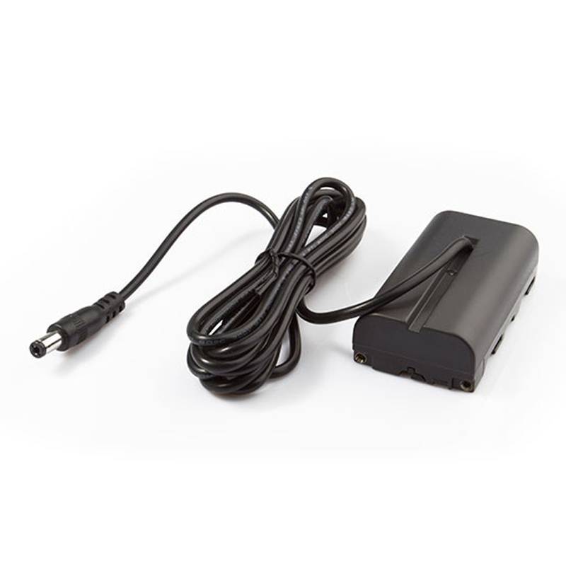 SWIT ELECTRONICS S-7500F - Sony NP-F Dummy Akku mit DC-Stecker und Pole-Tap - in schwarz