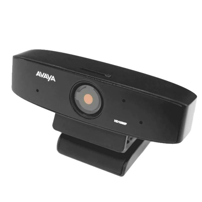 AVAYA HC010 - Full-HD USB Huddle Kamera incl. Mikrofon (digitaler Schwenk-Neige-Zoom | 4-fach digitaler Zoom | 85°