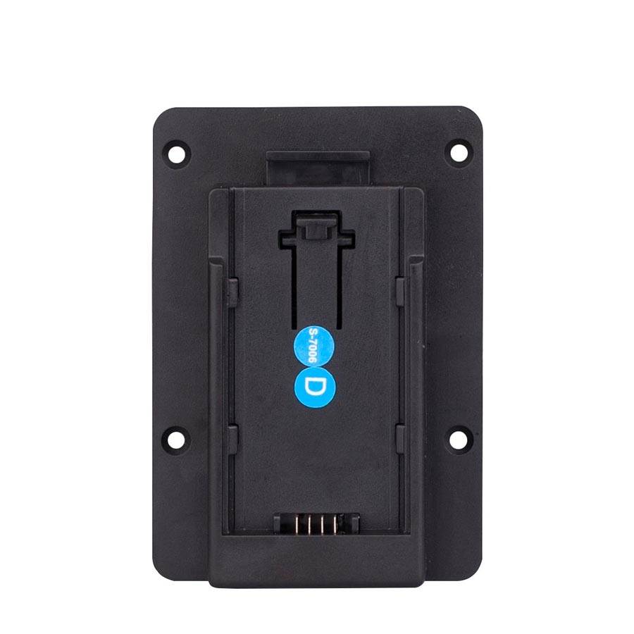 SWIT ELECTRONICS S-7006D - anschraubbare Akkuplatte passend für Panasonic VBD | VBR | CGA Akkus und SWIT S-1073F |