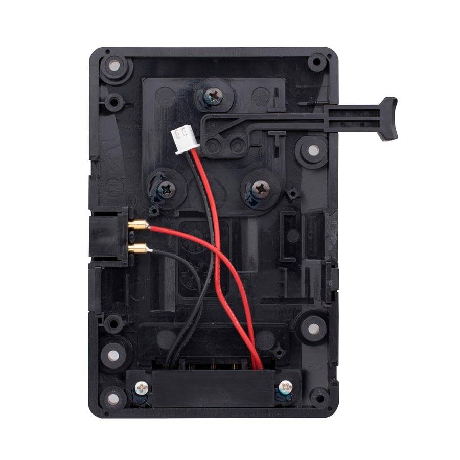 SWIT ELECTRONICS S-7006S - V-Mount Akkuplatte passend für SWIT S-1073F | S-1073H | CM-S73H Monitore (2-pin DC-Anschluss)