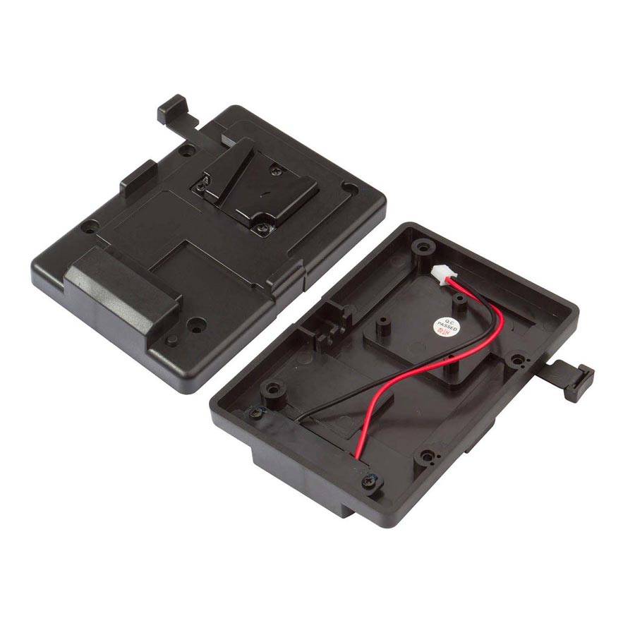 SWIT ELECTRONICS S-7004S - V-Mount Akkuplatte passend für SWIT S-1093 | S-1071H+ | S-11xx | S-12xx Monitore (2-pin