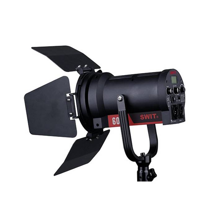 SWIT ELECTRONICS FL-C60D - Tragbarer Bi-Color LED Scheinwerfer mit DMX512-Steuerung (60 Watt | 2.500 - 4.000 Lux | 2.700