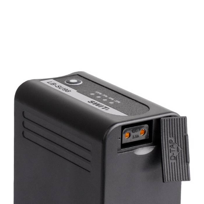 SWIT ELECTRONICS LB-SU98 - Li-Ionen Akku passend für SONY PXW-Serie (14.4V | 98Wh | 6.800mAh | Ladestandanzeige | D-Tap)