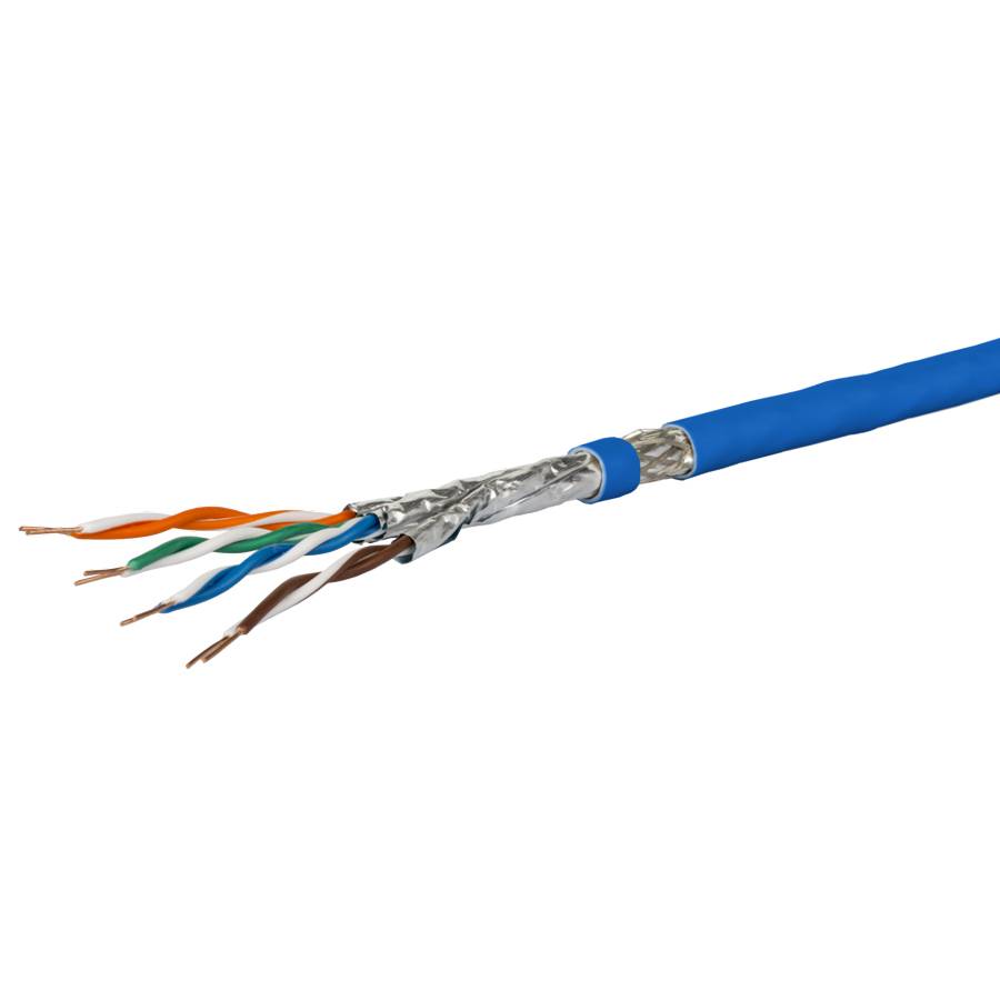 METZ CONNECT 1308427B34142 - MC GC1300 pro22 Cat.7A Installationskabel (Simplex | AWG 22 S/FTP | 4P PIMF | METERWARE) -