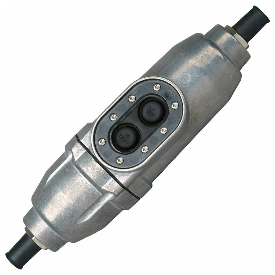 KOPP PRCD-K - Personenschutzschalter mit Aluminiumgehäuse (Typ A | 230V / 16A | 3-polig | Fehlerstrom 30mA | 50Hz |