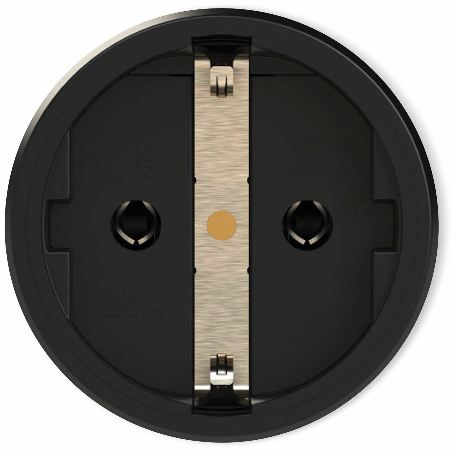 PCE Schutzkontaktkupplung TopTaurus2, schwarz/rot